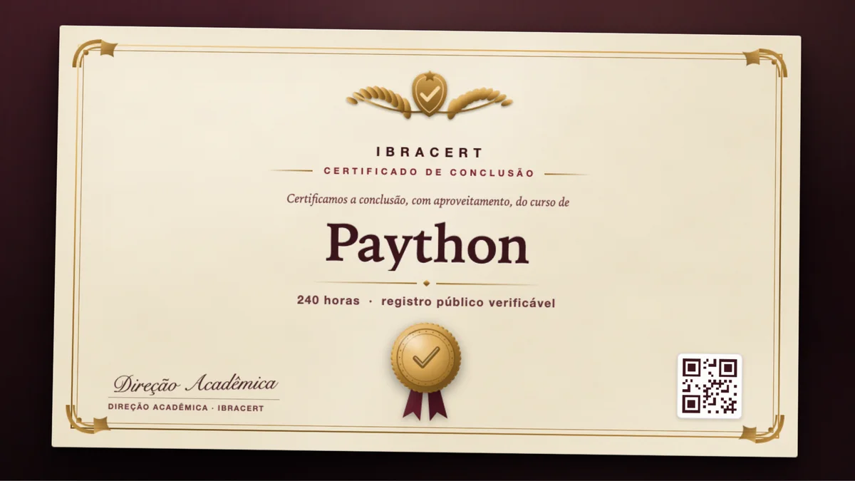 Capa do curso Paython