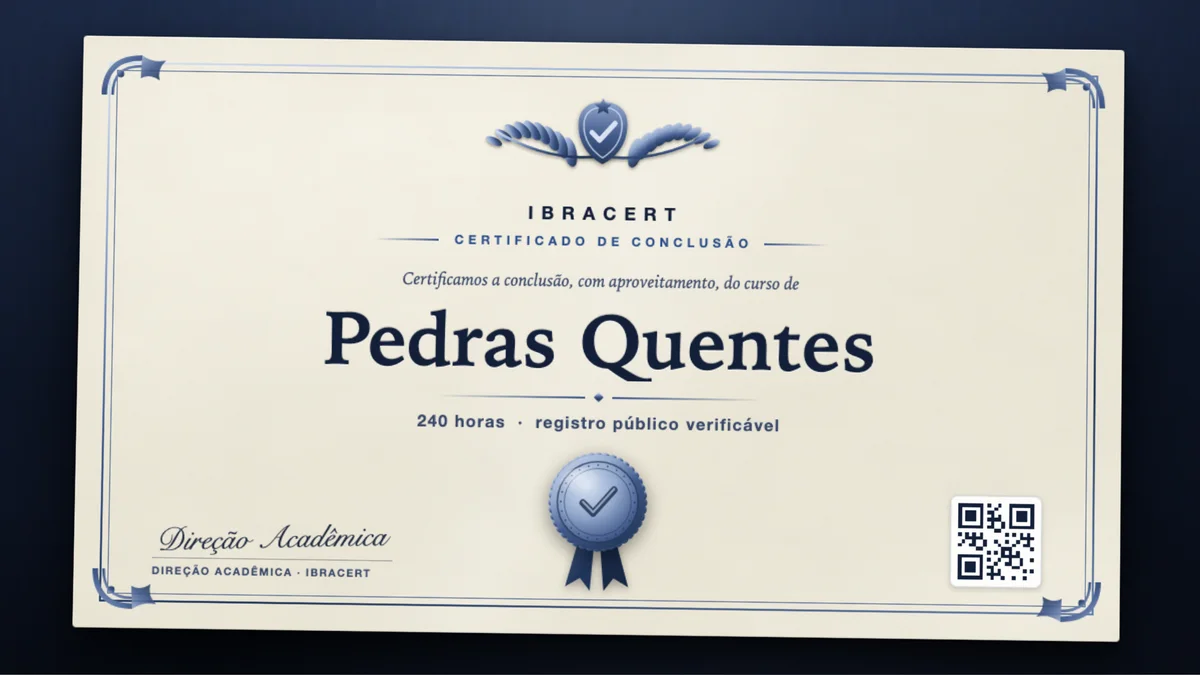Capa do curso Pedras Quentes