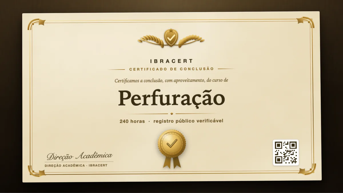 Capa do curso Perfuração