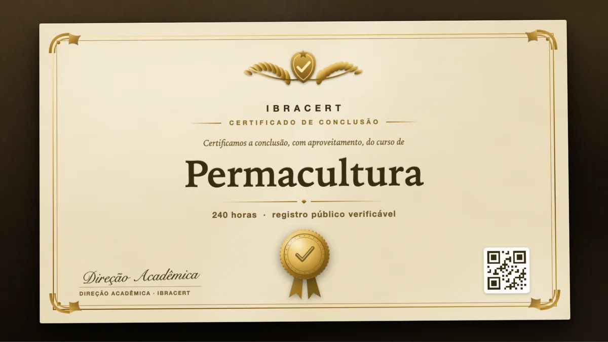 Capa do curso Permacultura