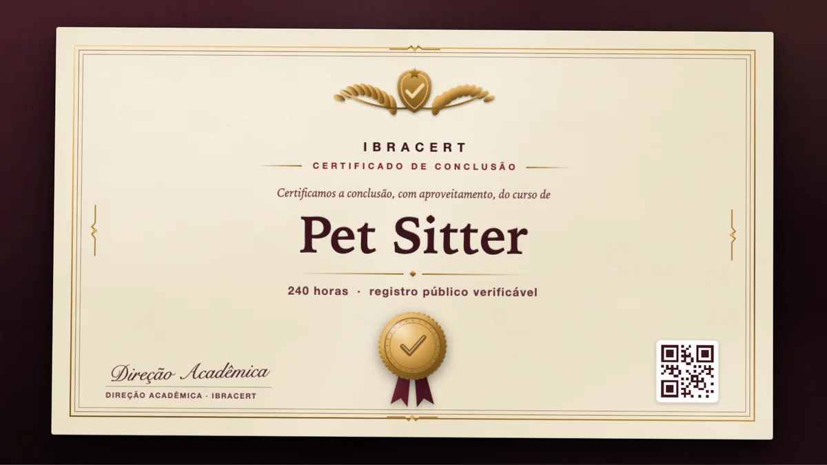 Capa do curso Pet Sitter