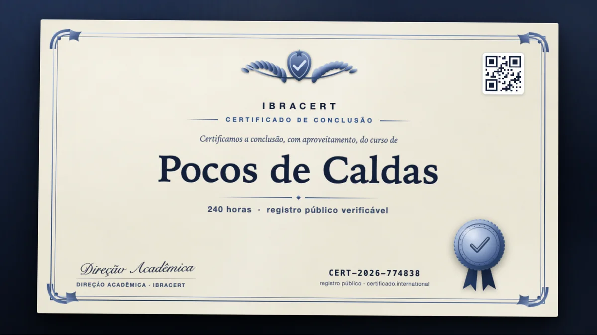 Capa do curso Pocos de Caldas