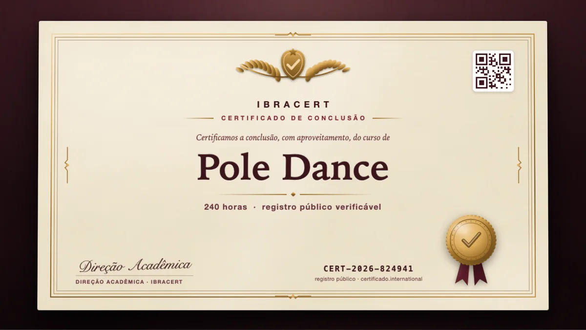Capa do curso Pole Dance