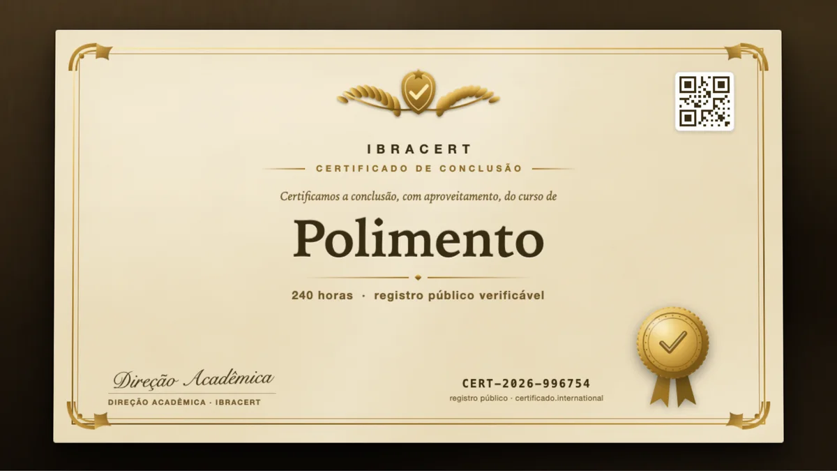 Capa do curso Polimento