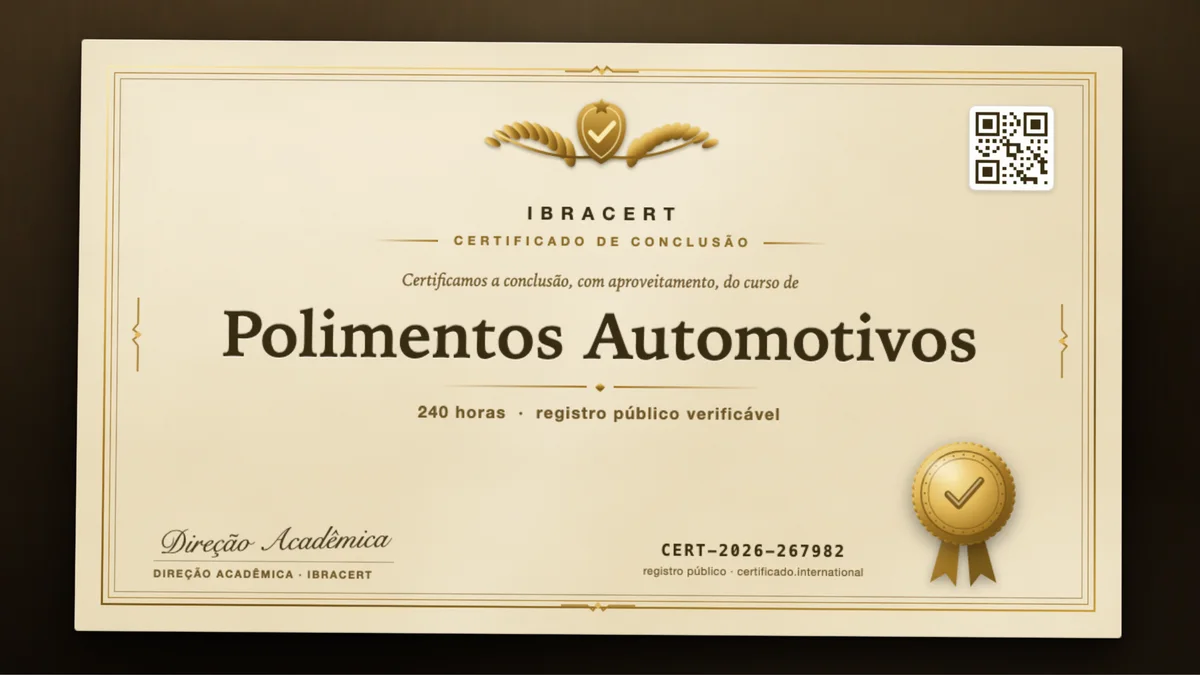 Capa do curso Polimentos Automotivos
