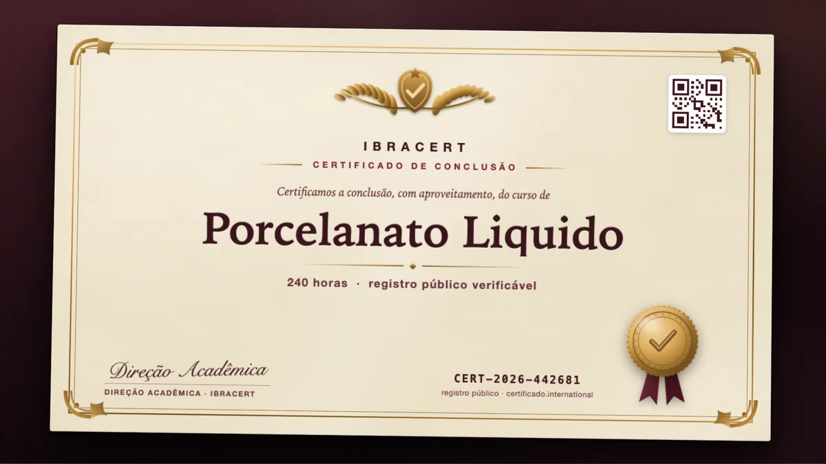 Capa do curso Porcelanato Liquido