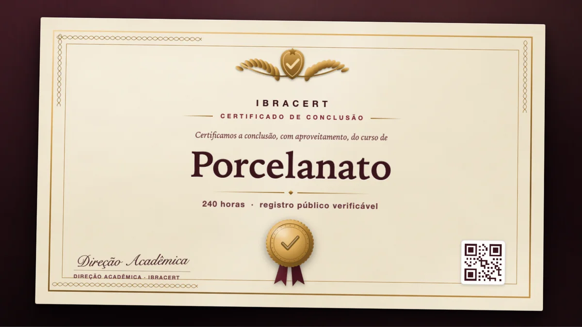Capa do curso Porcelanato