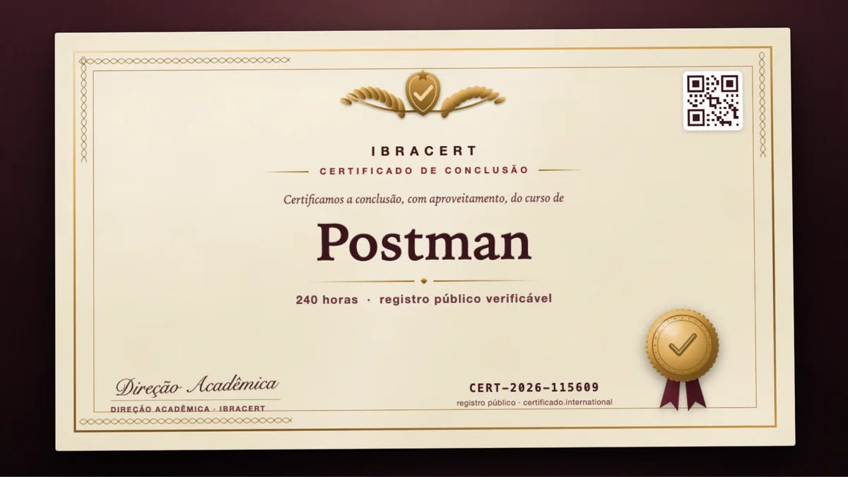Capa do curso Postman