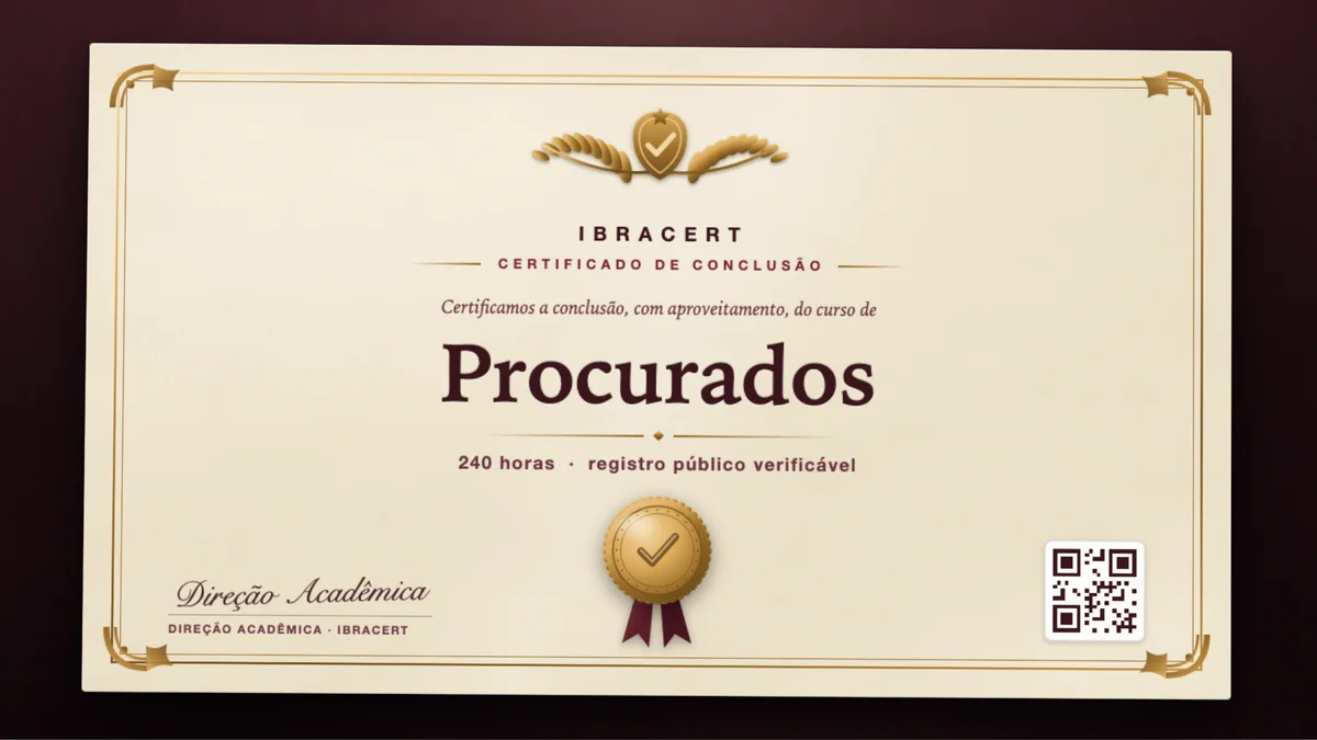 Capa do curso Procurados