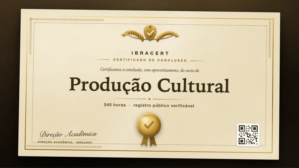 Capa do curso Produção Cultural