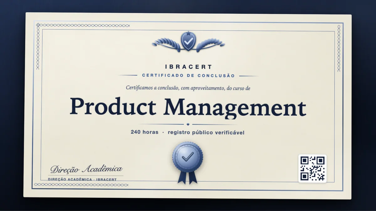 Capa do curso Product Management