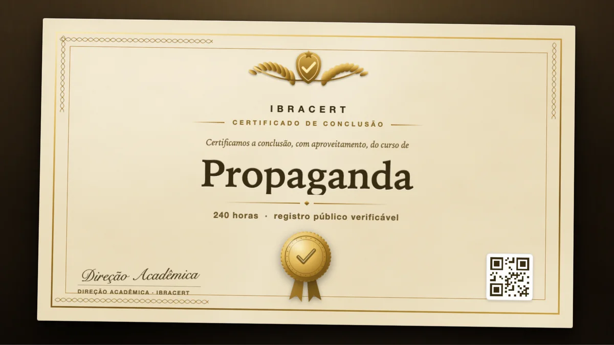 Capa do curso Propaganda