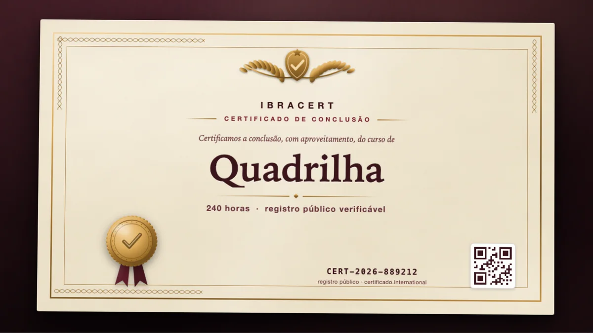 Capa do curso Quadrilha