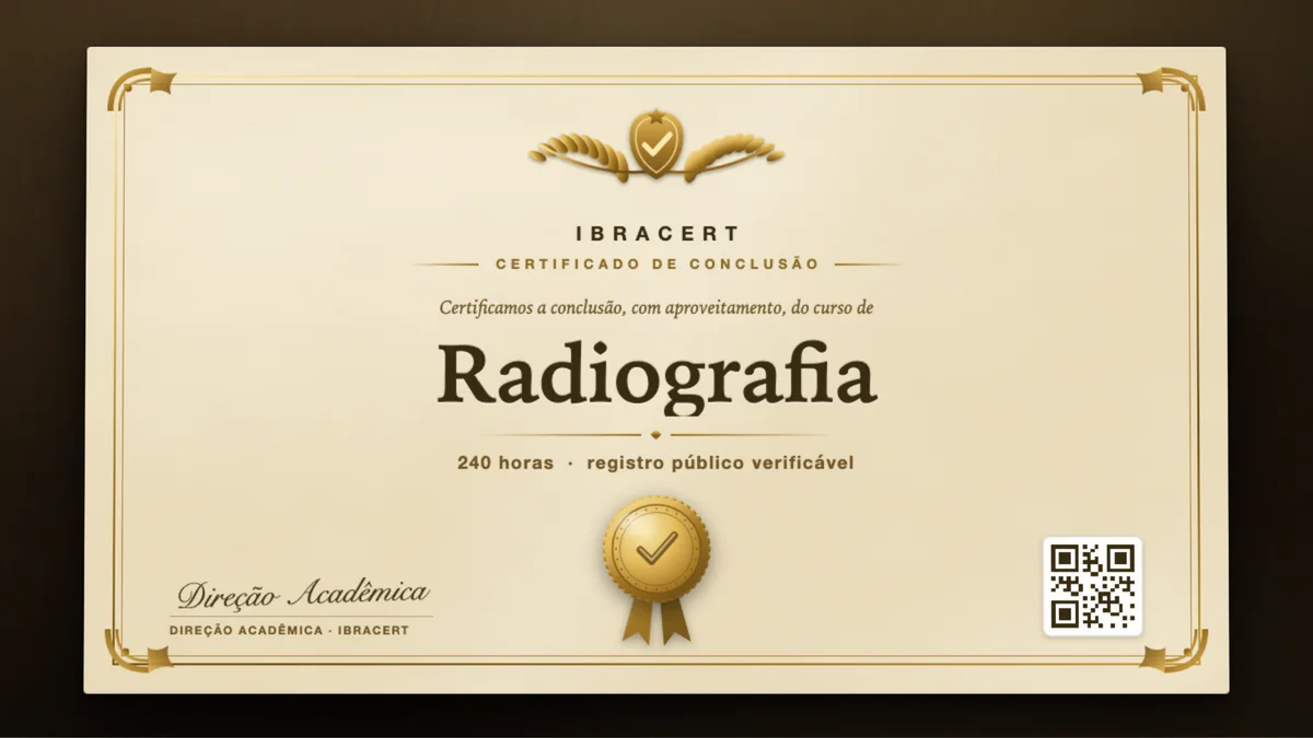 Capa do curso Radiografia