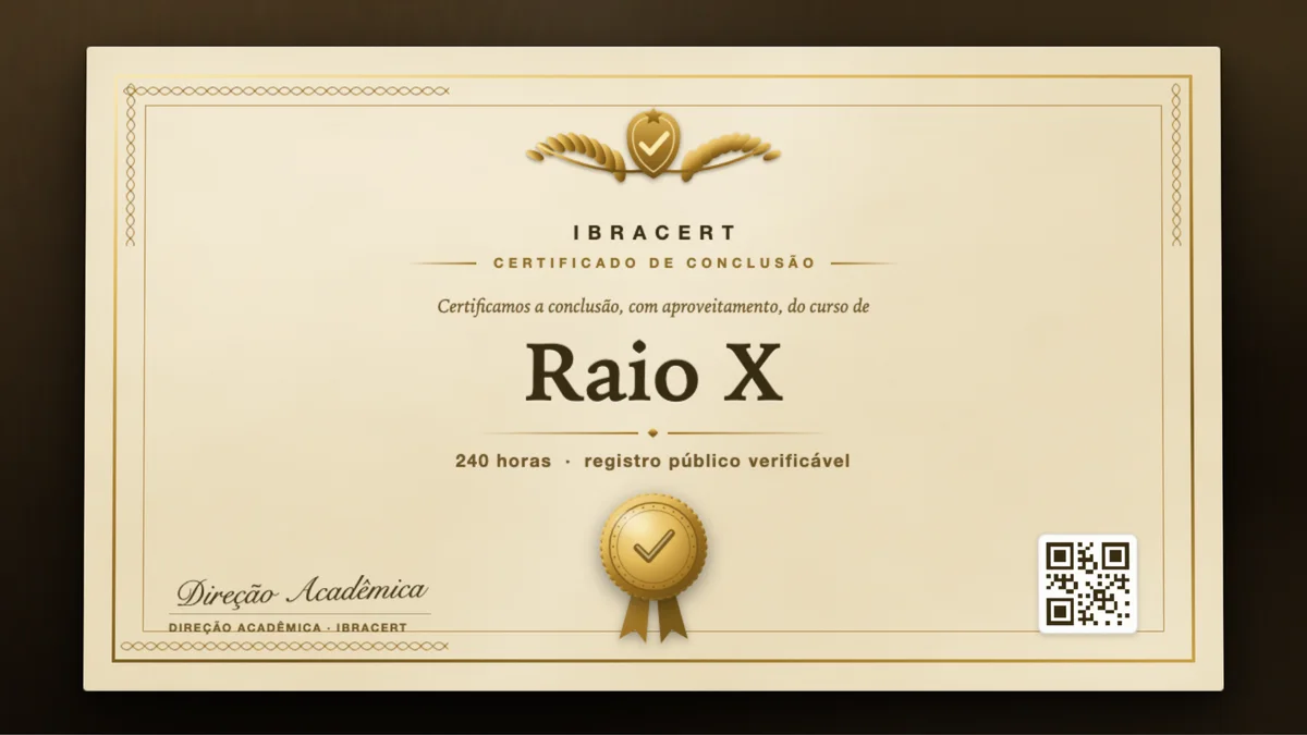 Capa do curso Raio X