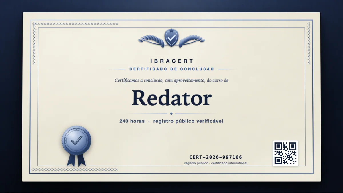 Capa do curso Redator