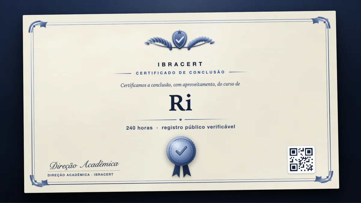 Capa do curso Ri