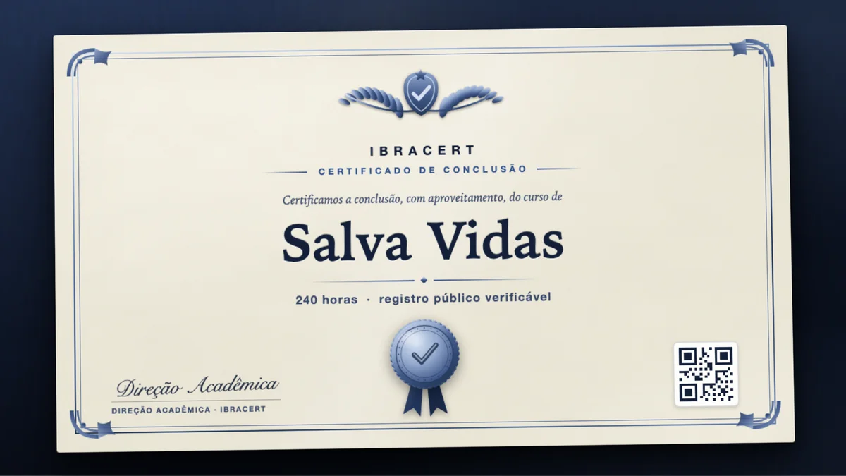 Capa do curso Salva Vidas
