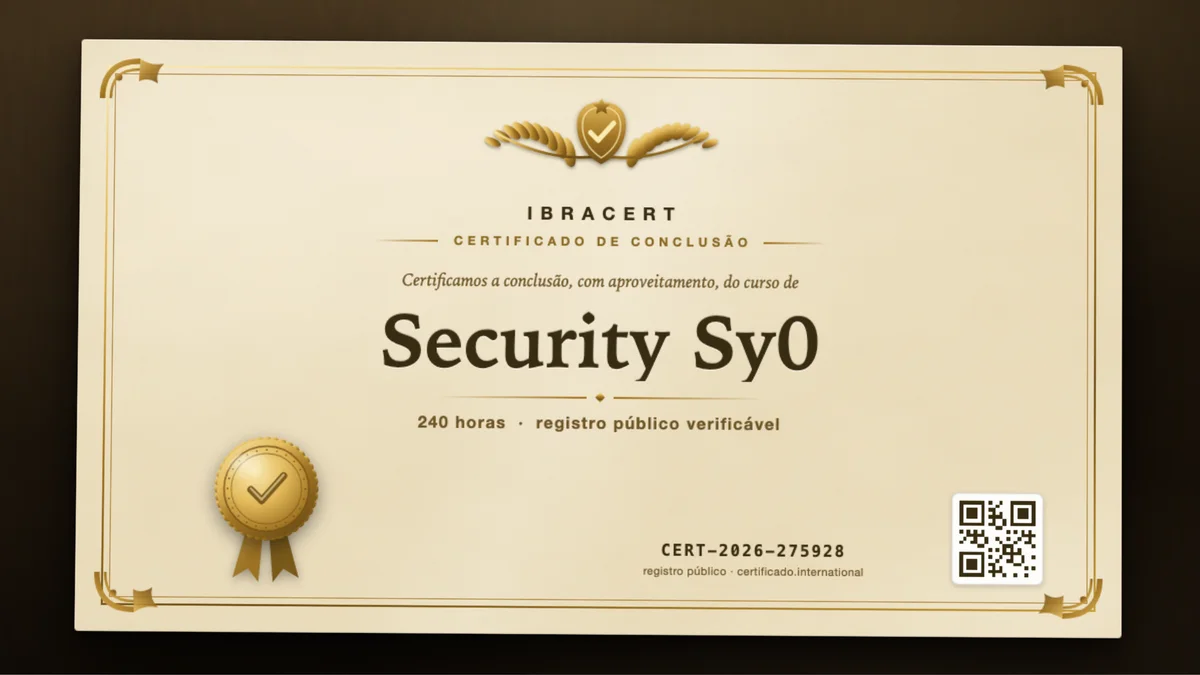 Capa do curso Security Sy0