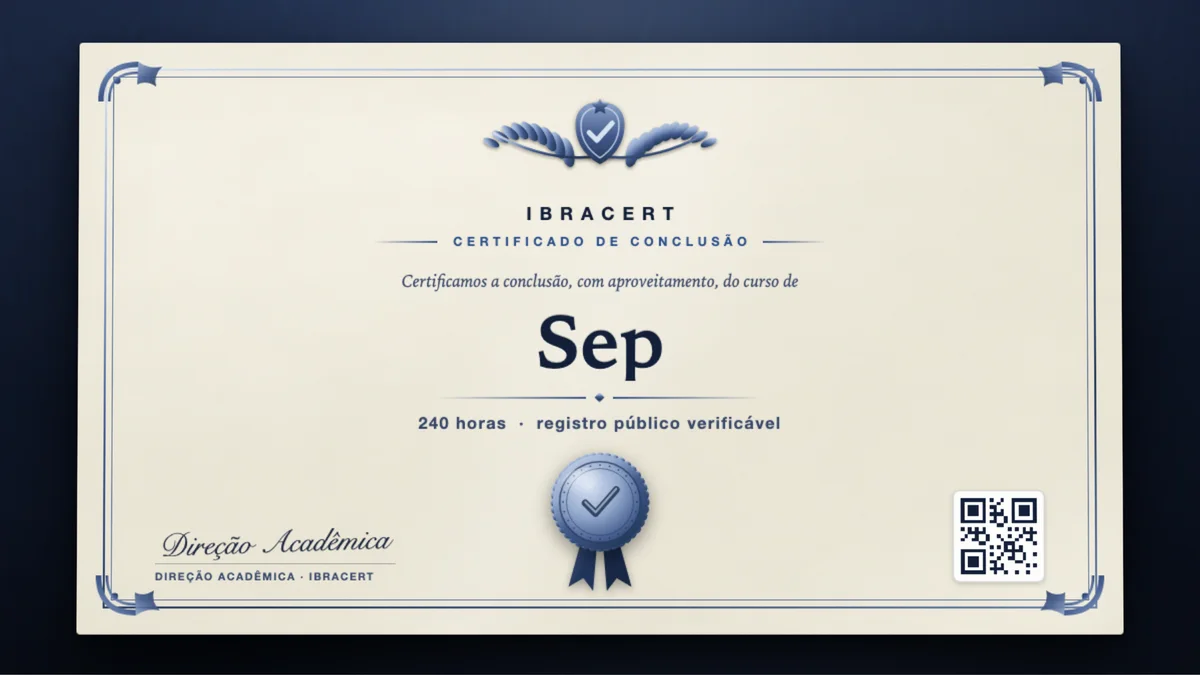Capa do curso Sep