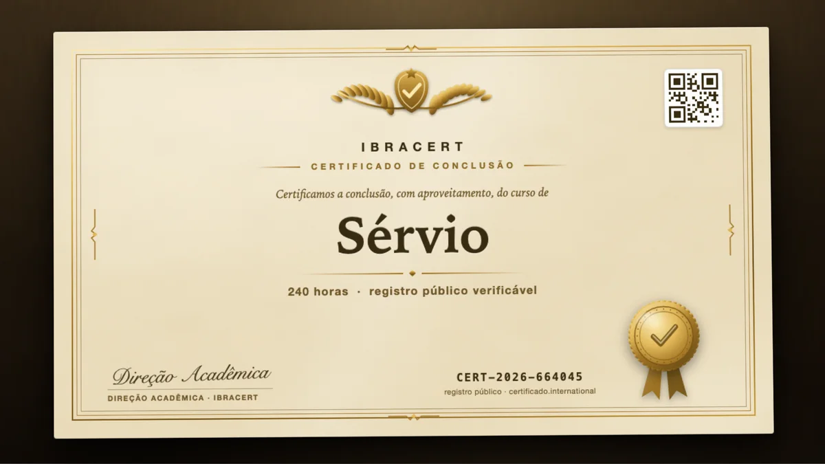 Capa do curso Sérvio