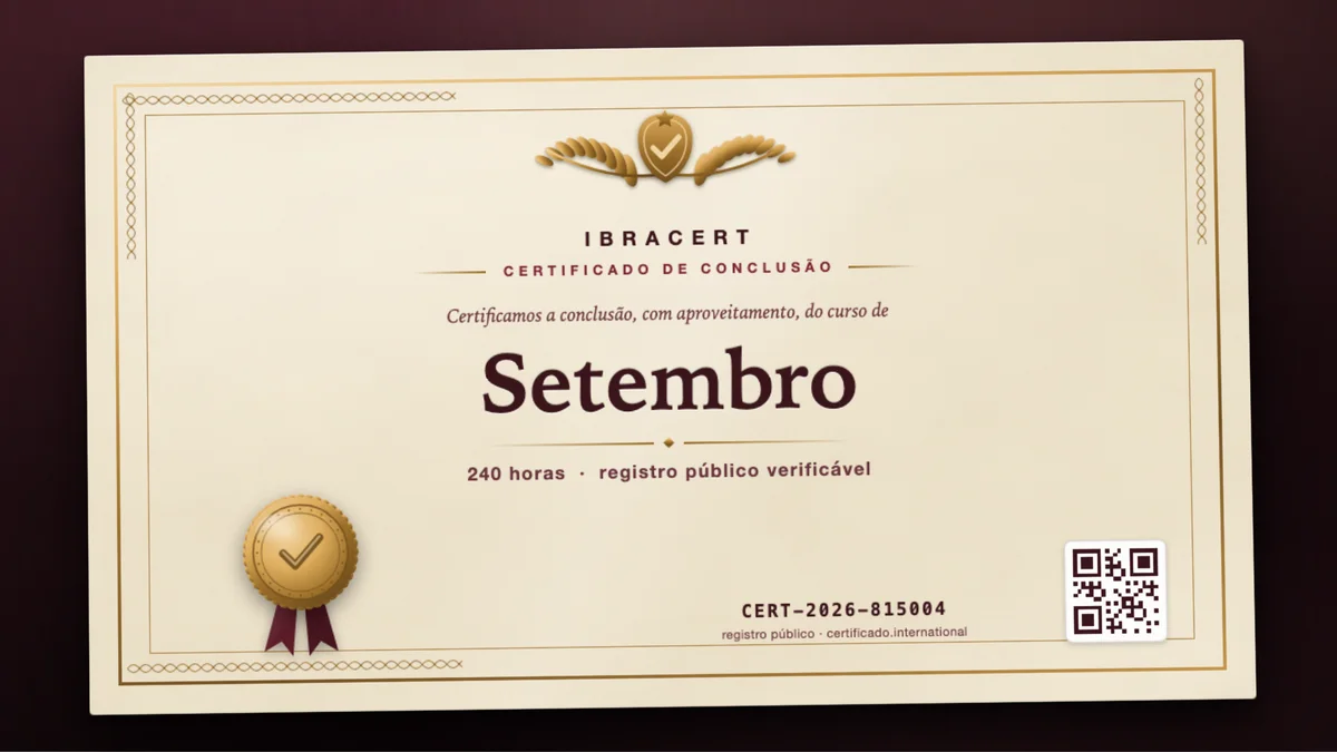 Capa do curso Setembro