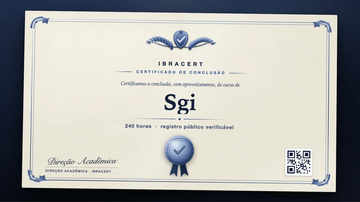 Capa do curso Sgi