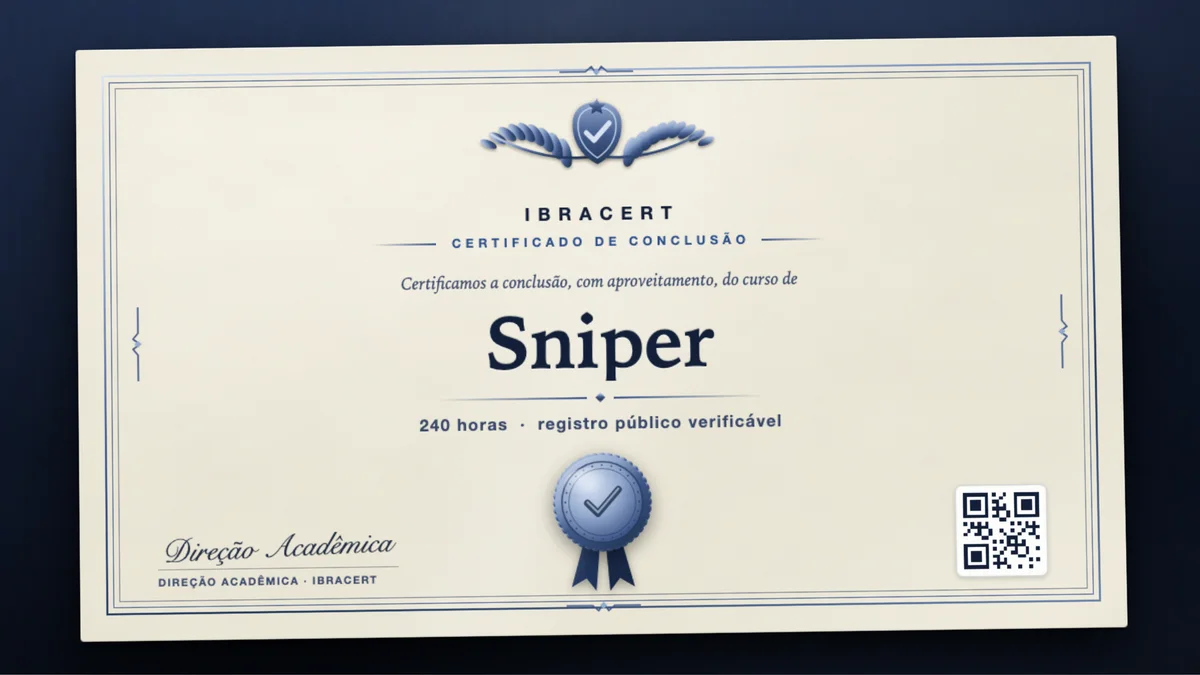 Capa do curso Sniper