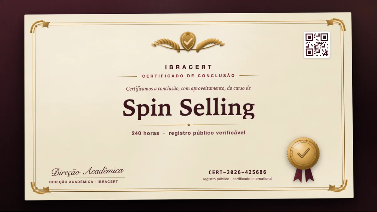 Capa do curso Spin Selling