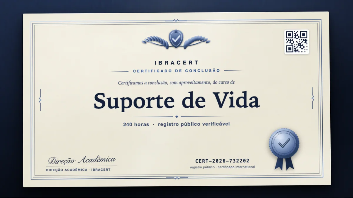Capa do curso Suporte de Vida