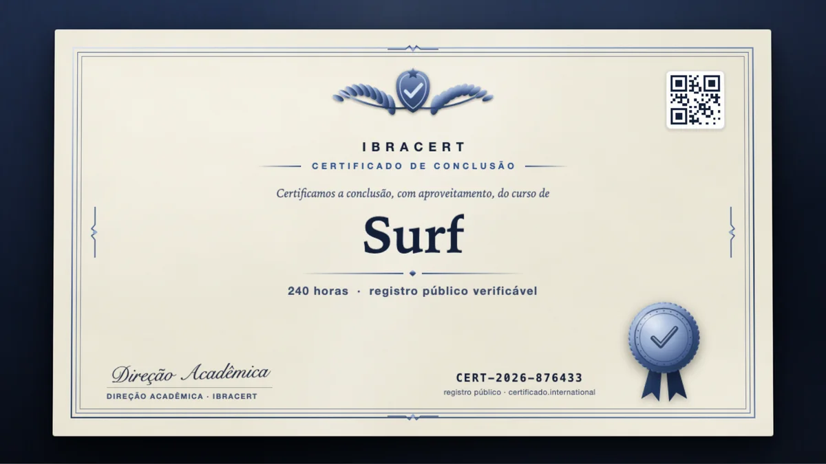 Capa do curso Surf