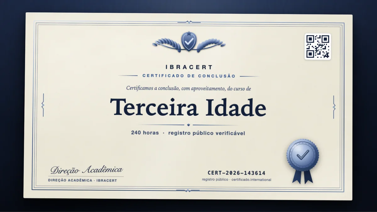 Capa do curso Terceira Idade