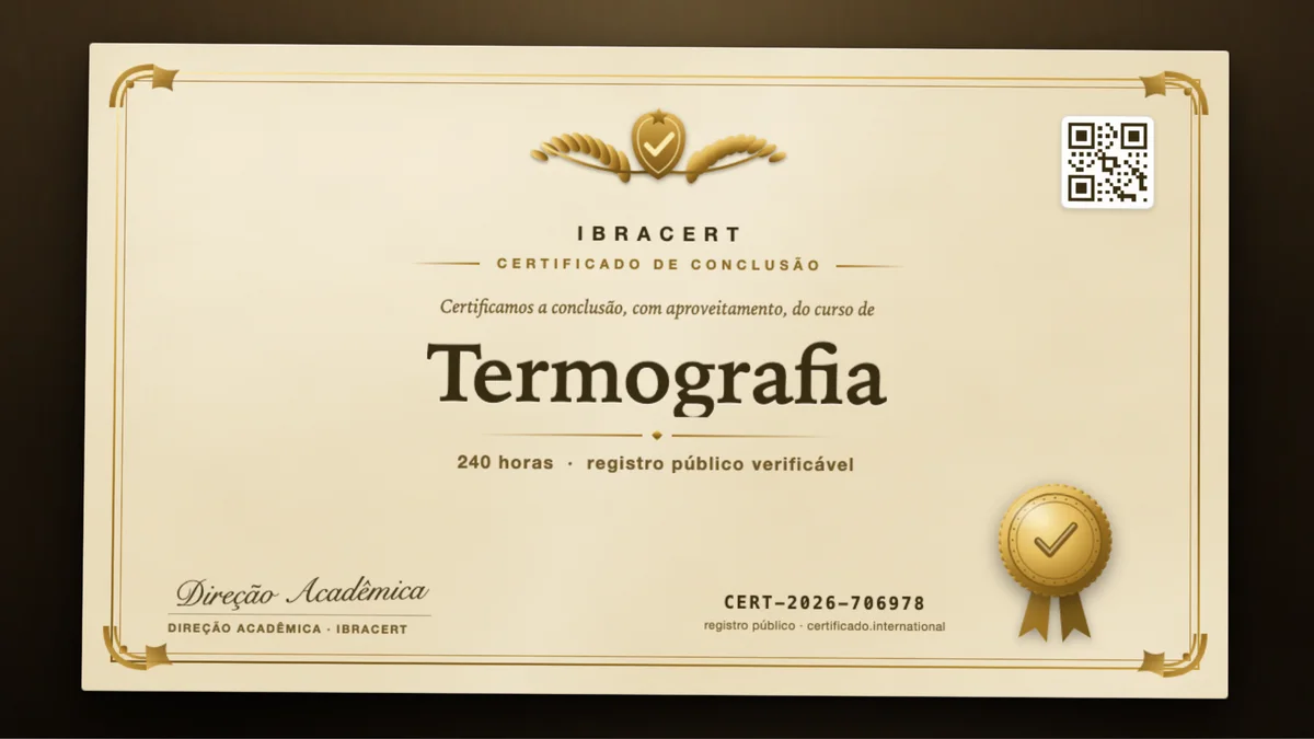 Capa do curso Termografia