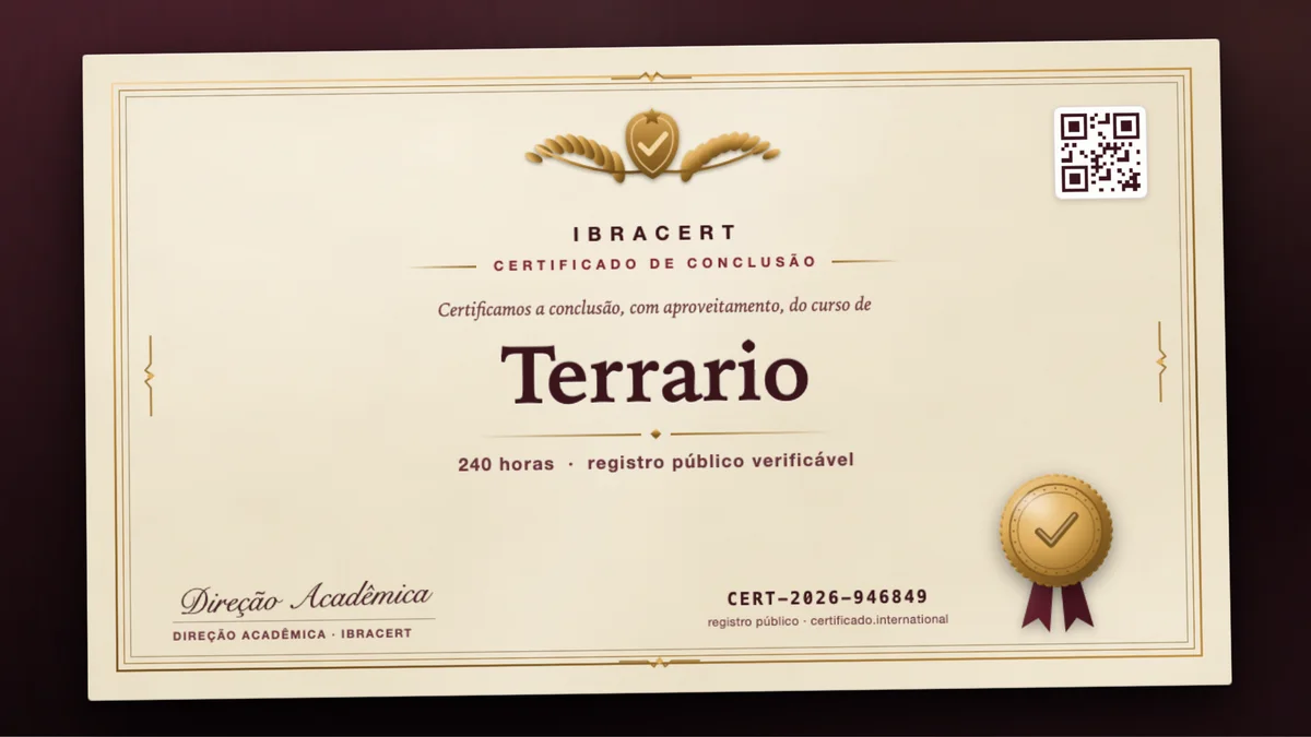 Capa do curso Terrario