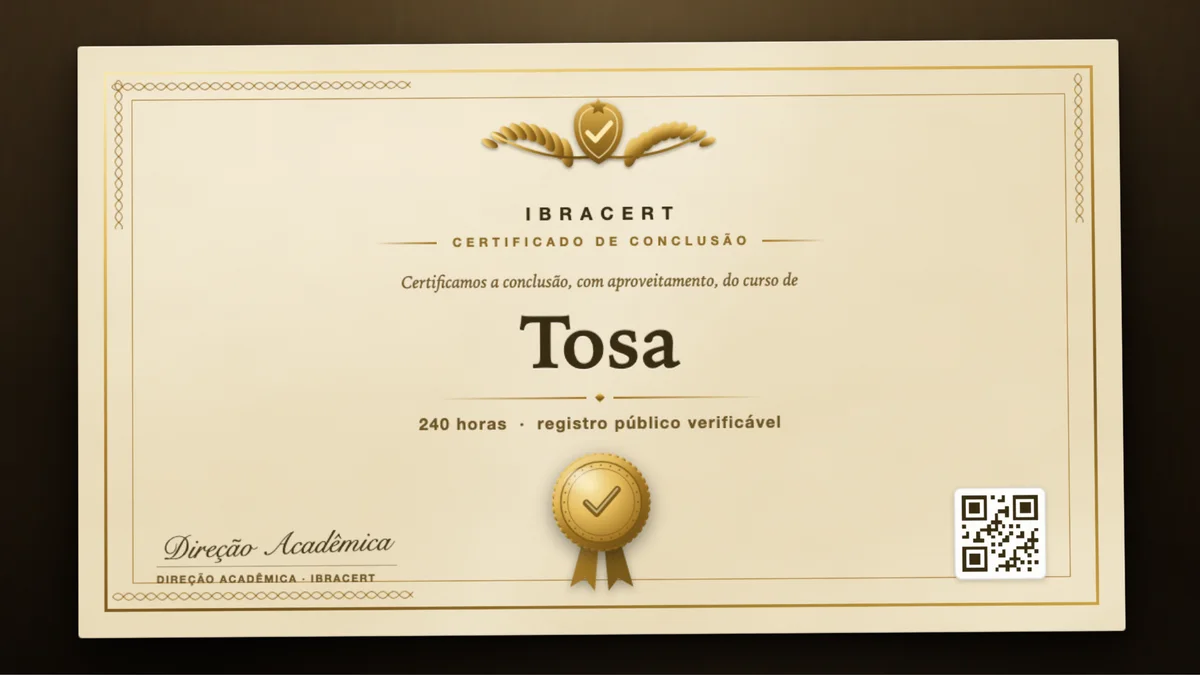 Capa do curso Tosa