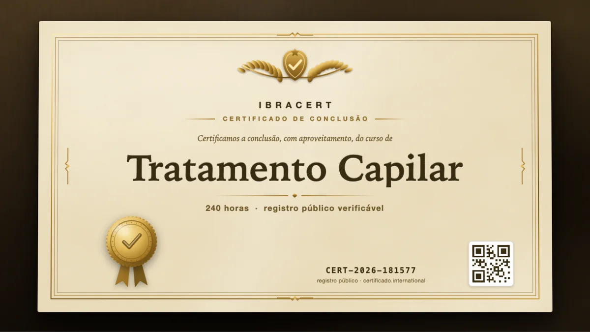 Capa do curso Tratamento Capilar