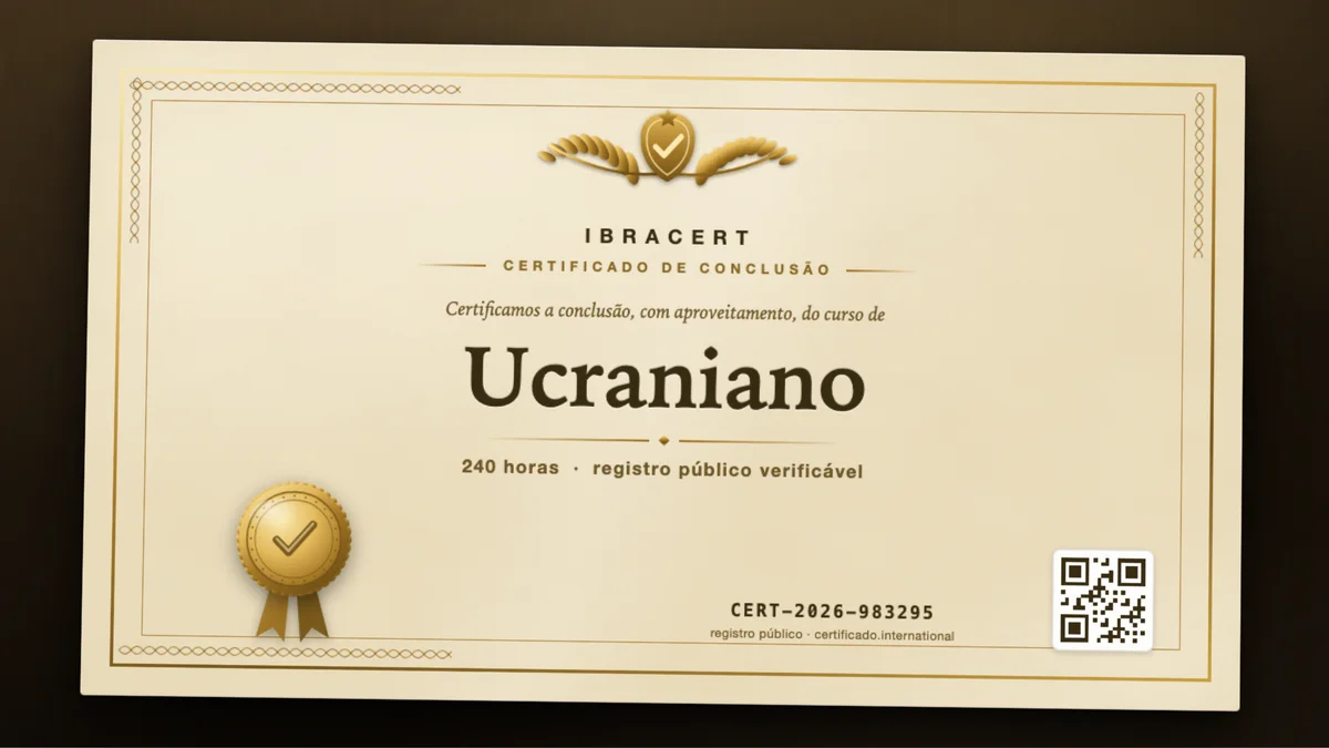 Capa do curso Ucraniano