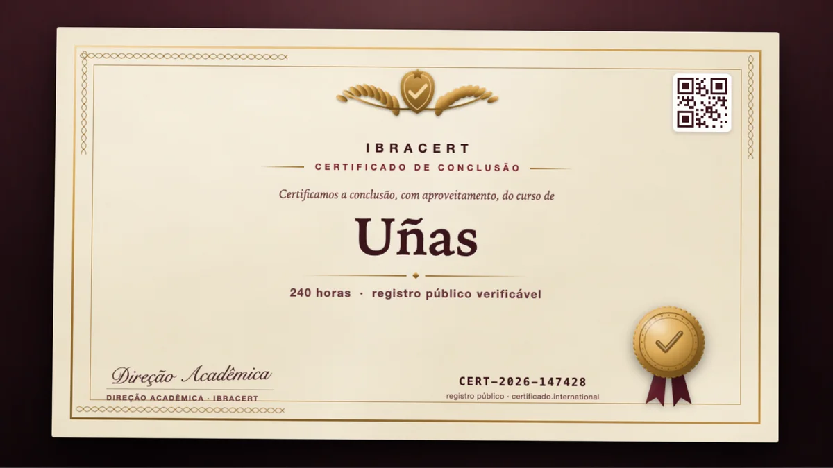 Capa do curso Uñas