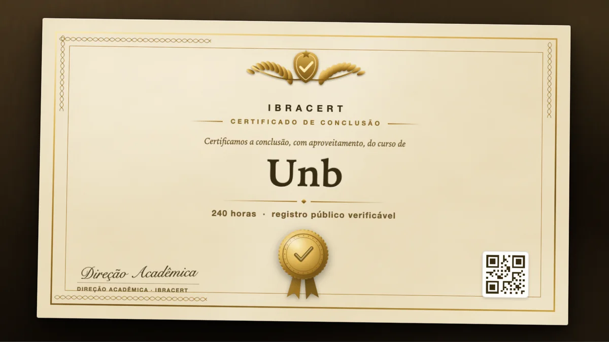 Capa do curso Unb