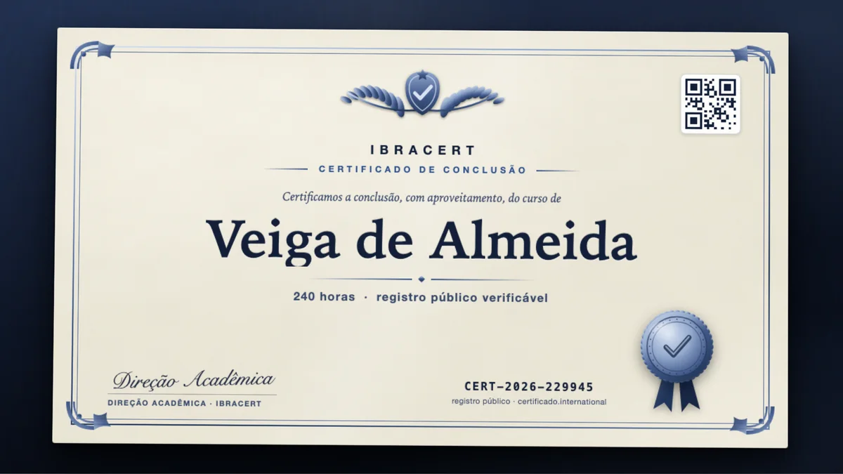 Capa do curso Veiga de Almeida