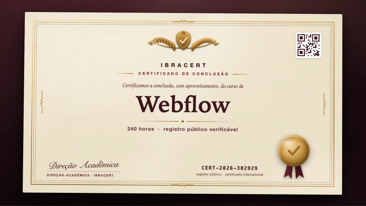 Capa do curso Webflow