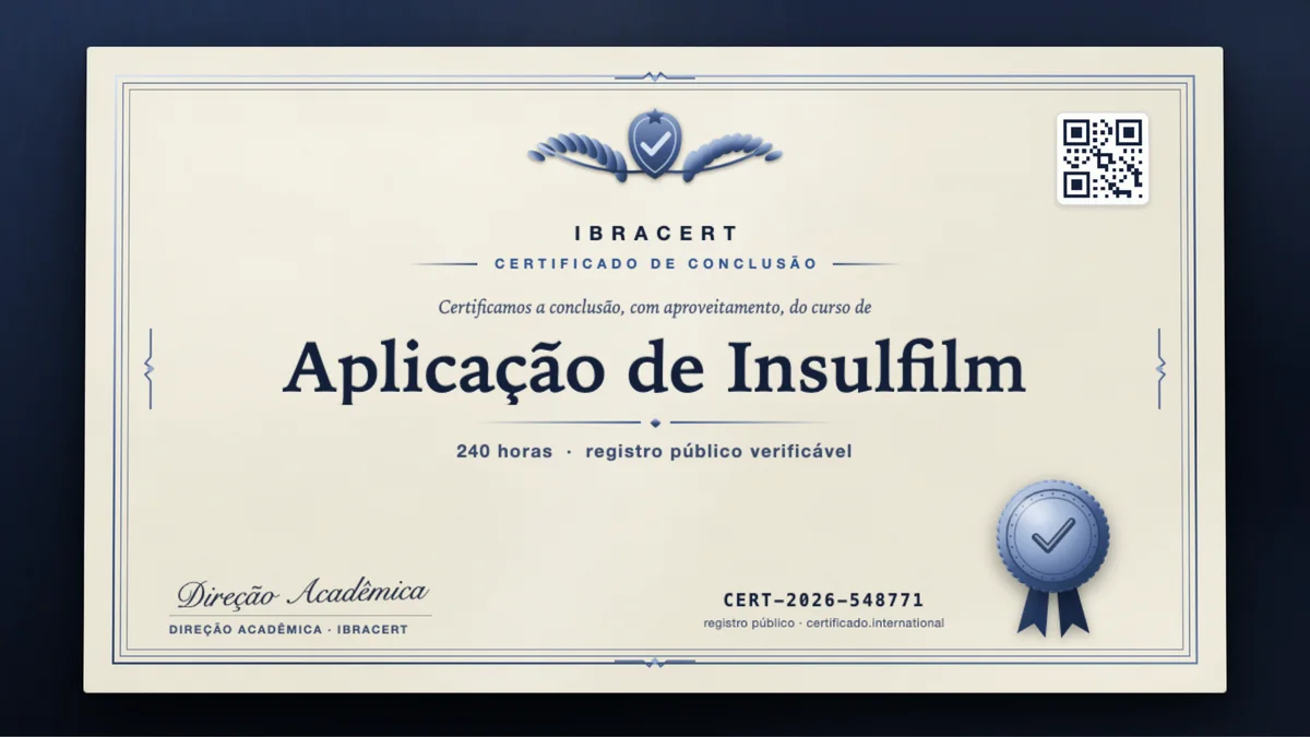 Capa do curso Aplicação de Insulfilm