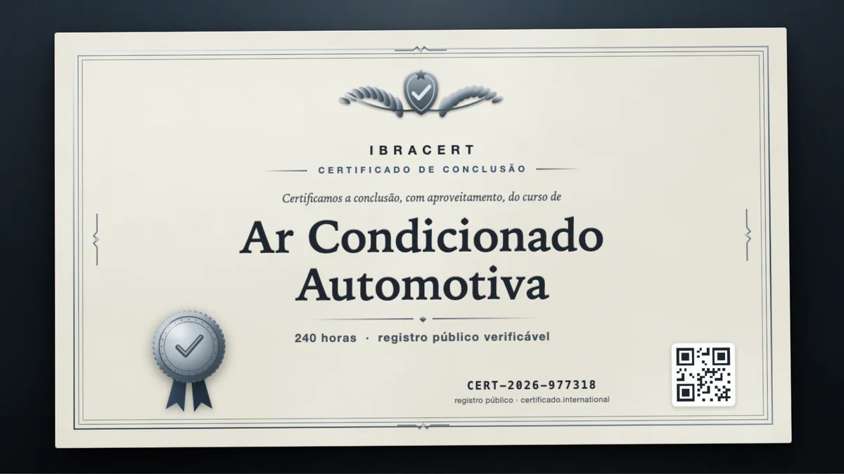 Capa do curso Ar Condicionado Automotiva