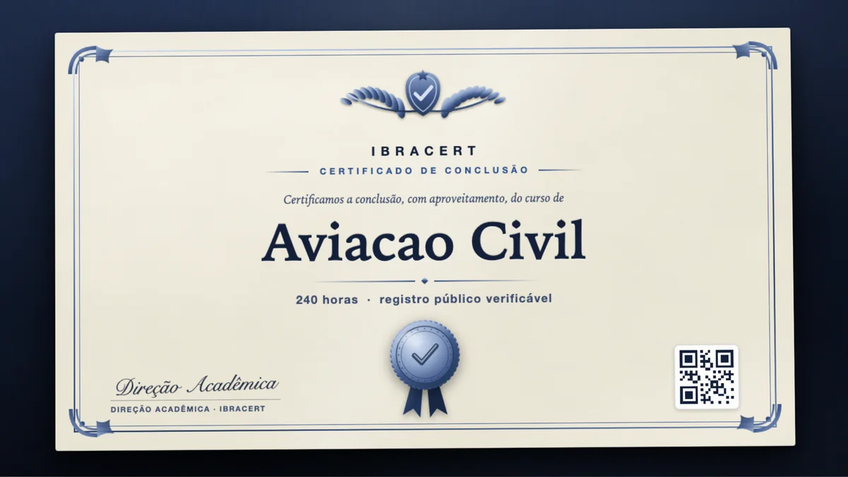 Capa do curso Aviacao Civil