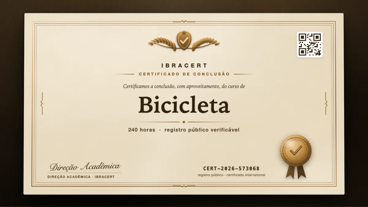 Capa do curso Bicicleta