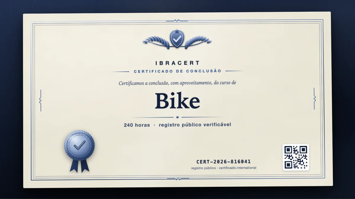Capa do curso Bike