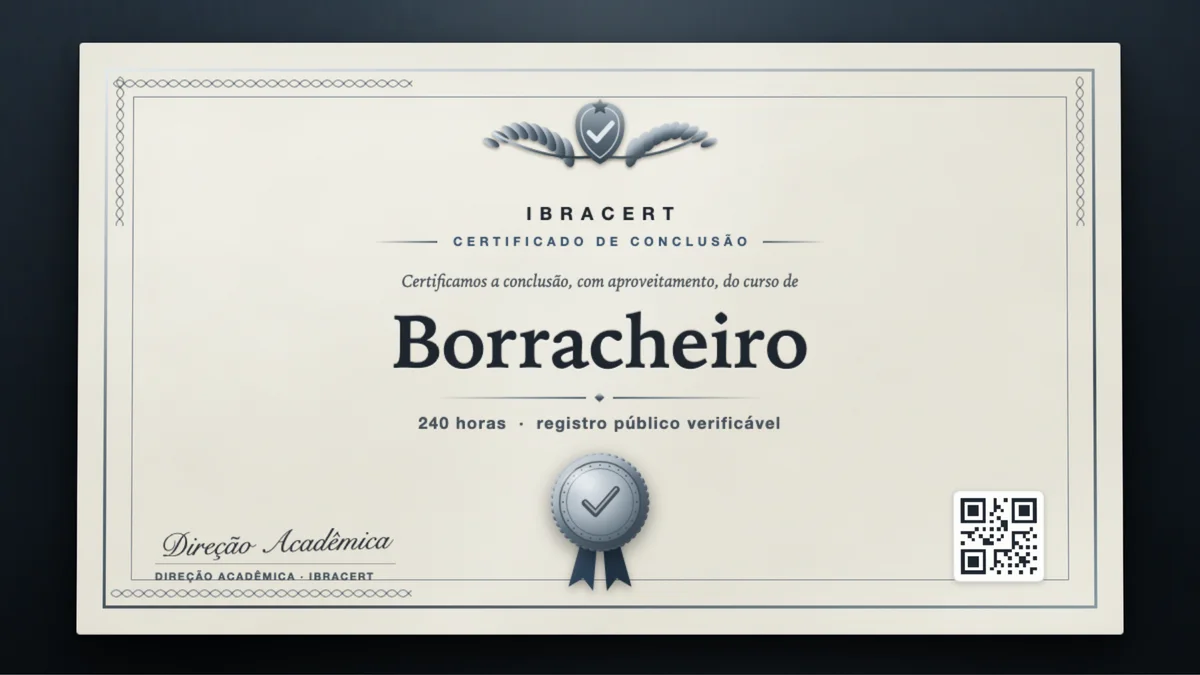 Capa do curso Borracheiro