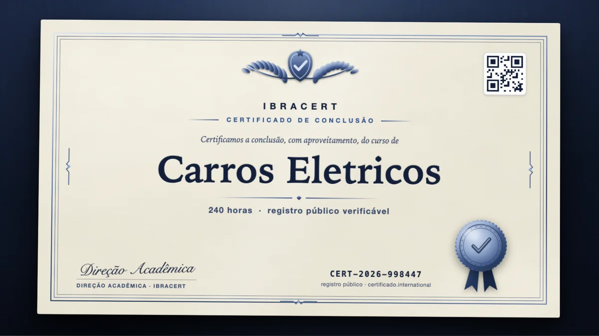 Capa do curso Carros Eletricos