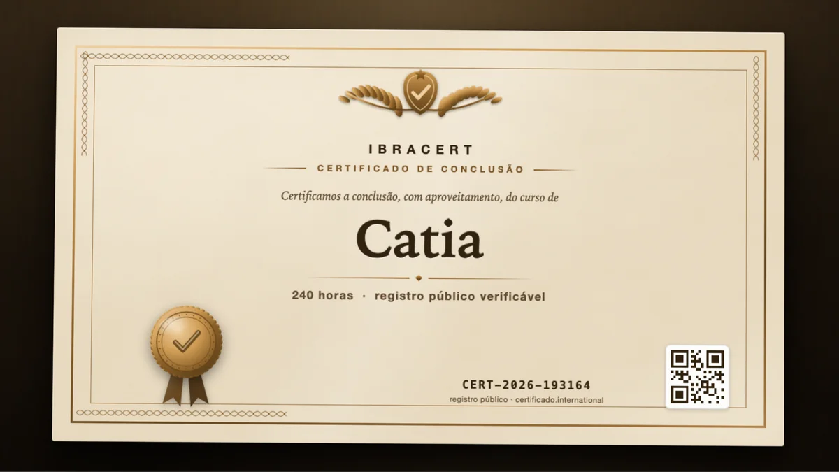 Capa do curso Catia