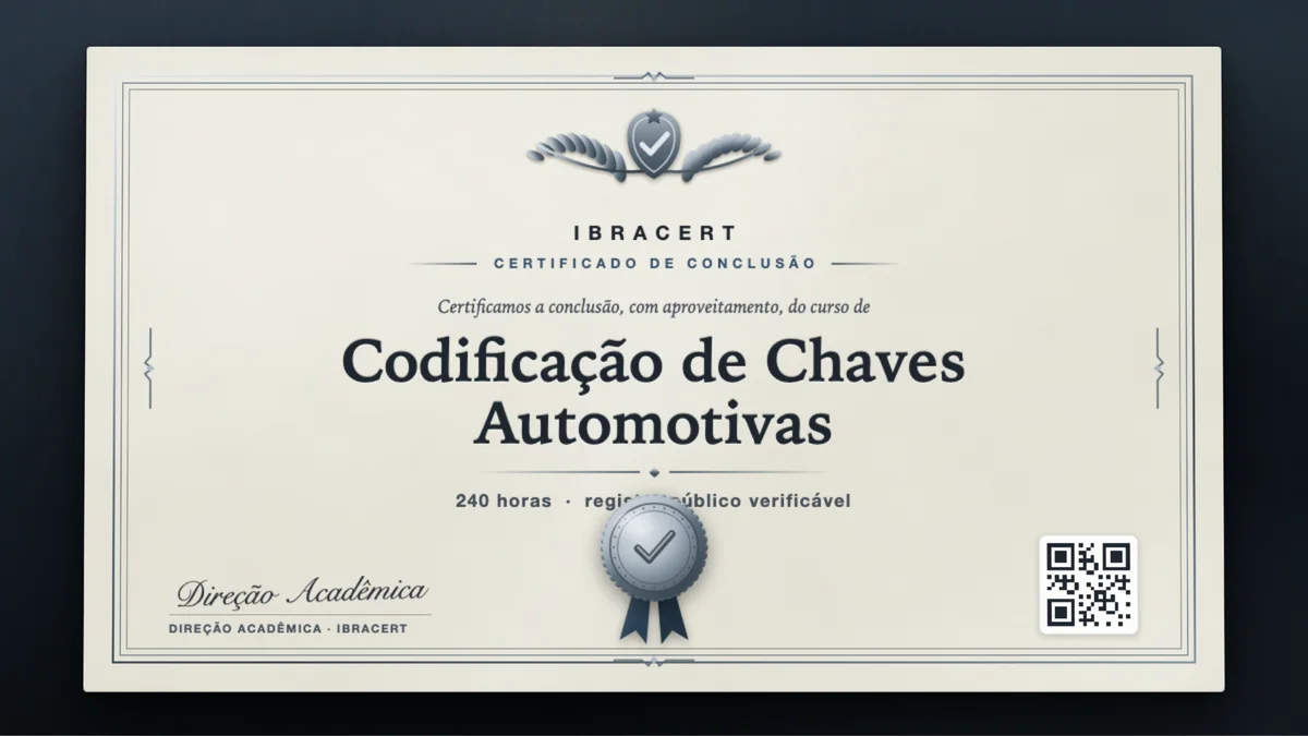 Capa do curso Codificação de Chaves Automotivas